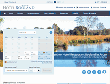 Tablet Screenshot of hotelrooland.nl